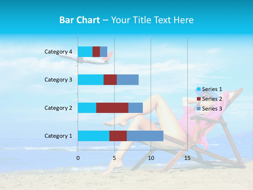 Sky Sea Woman PowerPoint Template