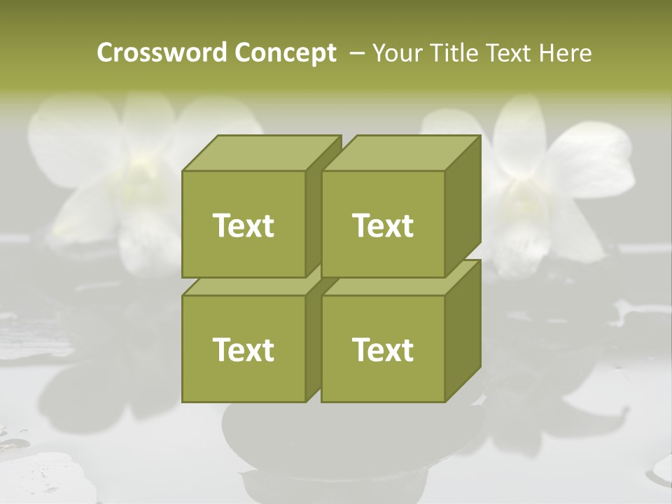 Meditation Health Stone PowerPoint Template