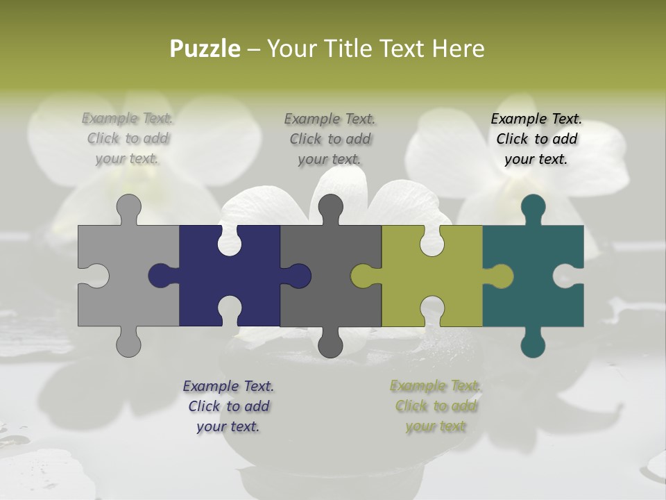 Meditation Health Stone PowerPoint Template