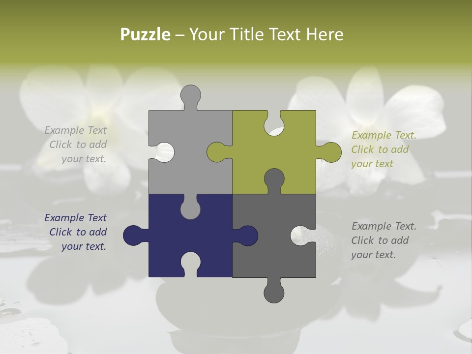 Meditation Health Stone PowerPoint Template