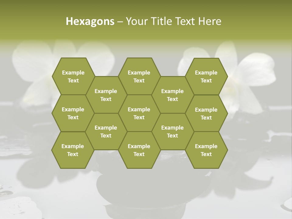 Meditation Health Stone PowerPoint Template