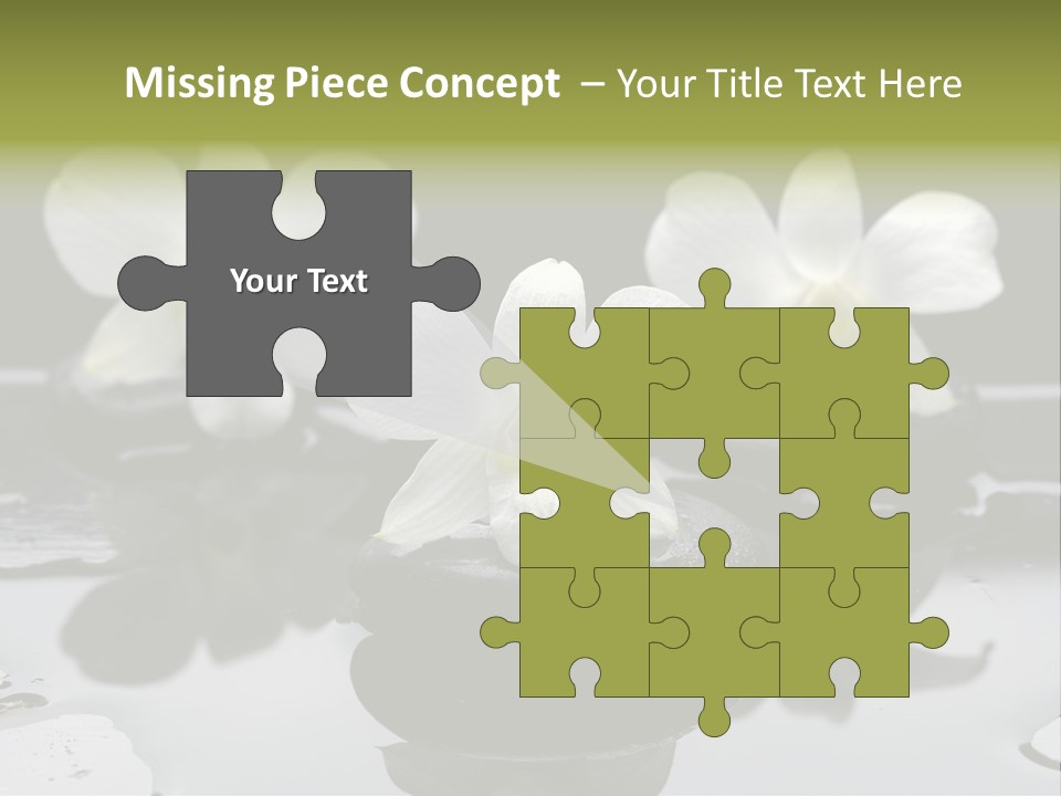 Meditation Health Stone PowerPoint Template