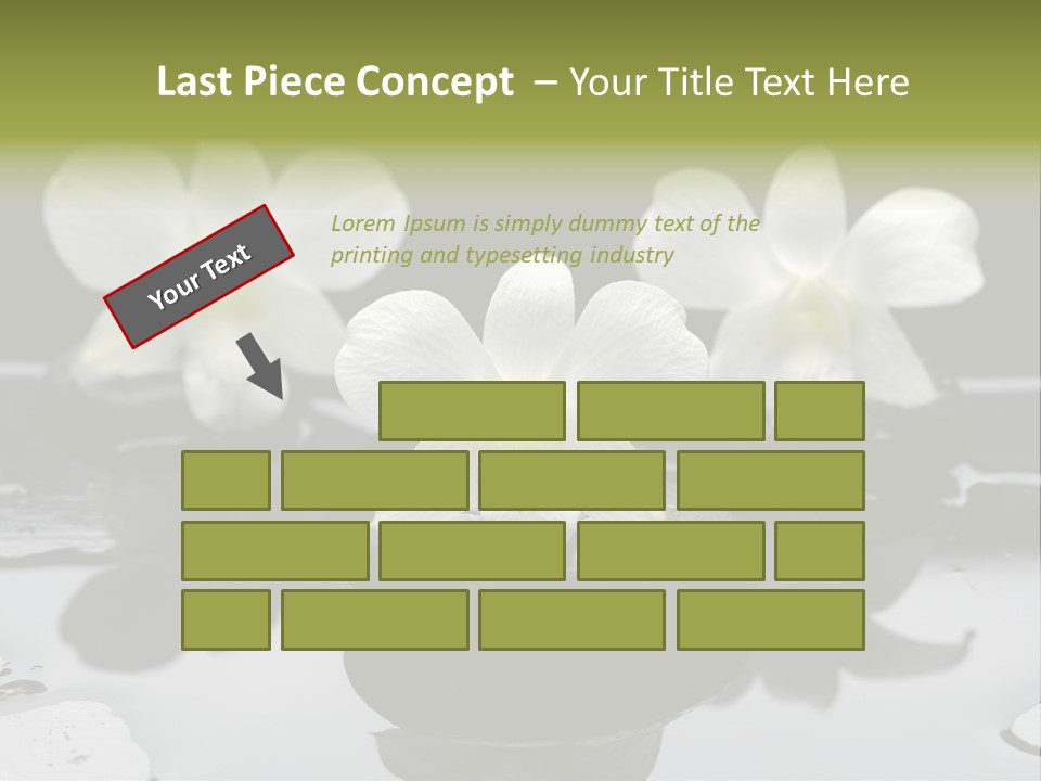 Meditation Health Stone PowerPoint Template