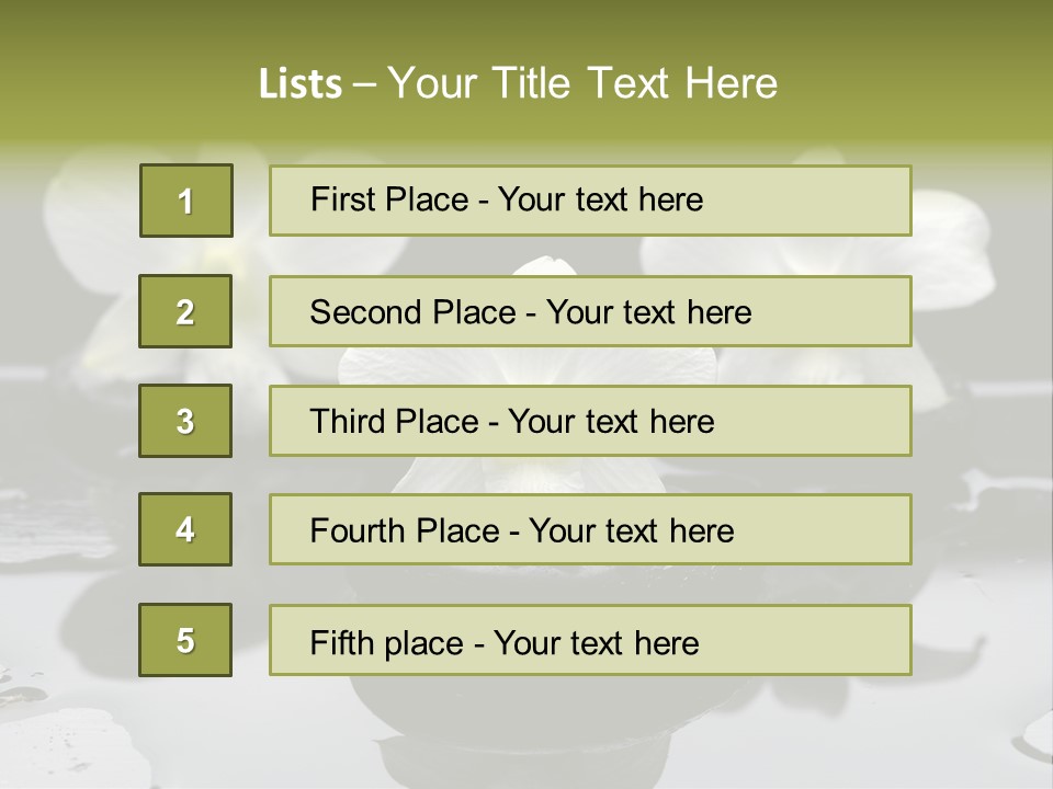 Meditation Health Stone PowerPoint Template