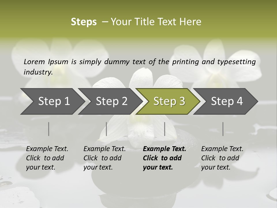 Meditation Health Stone PowerPoint Template