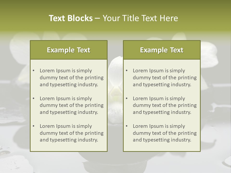 Meditation Health Stone PowerPoint Template