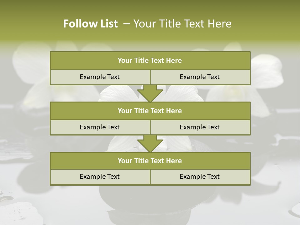 Meditation Health Stone PowerPoint Template