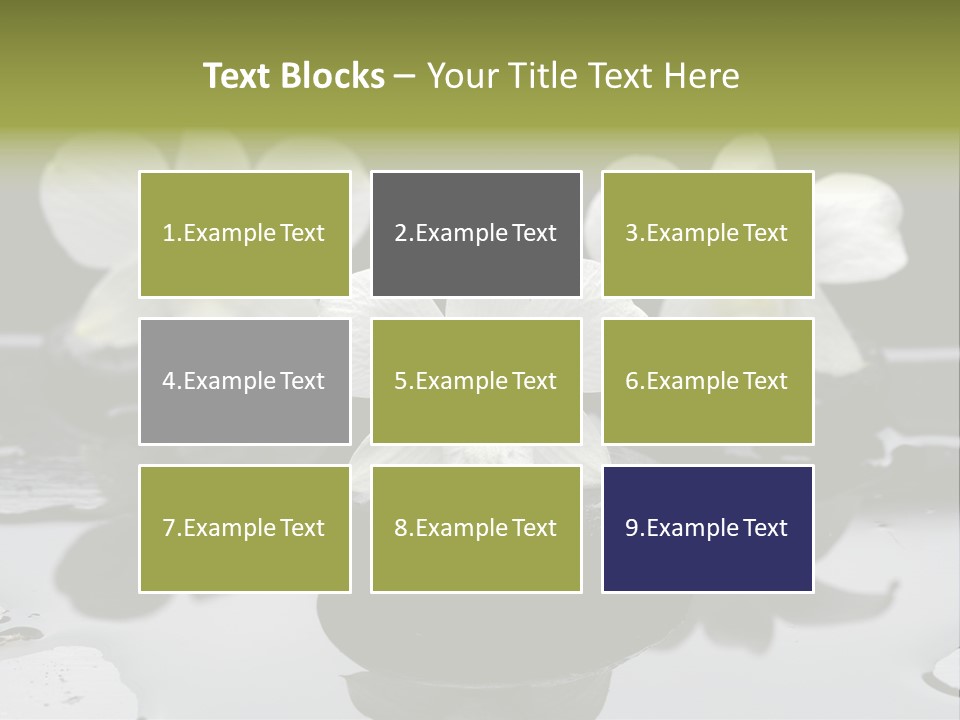 Meditation Health Stone PowerPoint Template