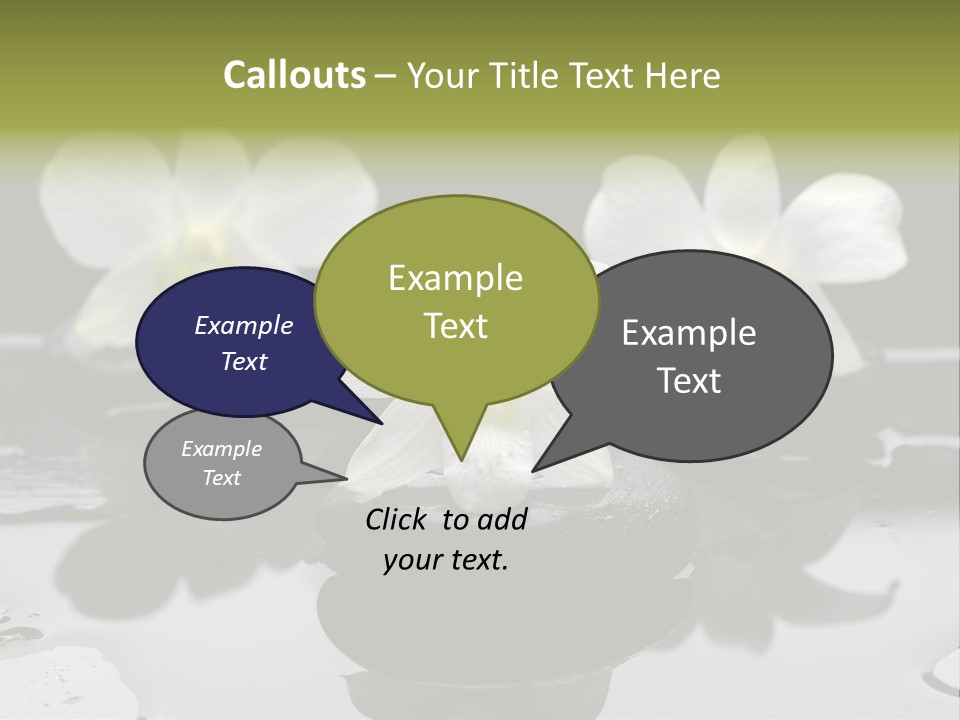 Meditation Health Stone PowerPoint Template