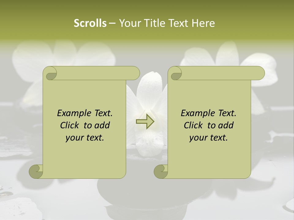 Meditation Health Stone PowerPoint Template