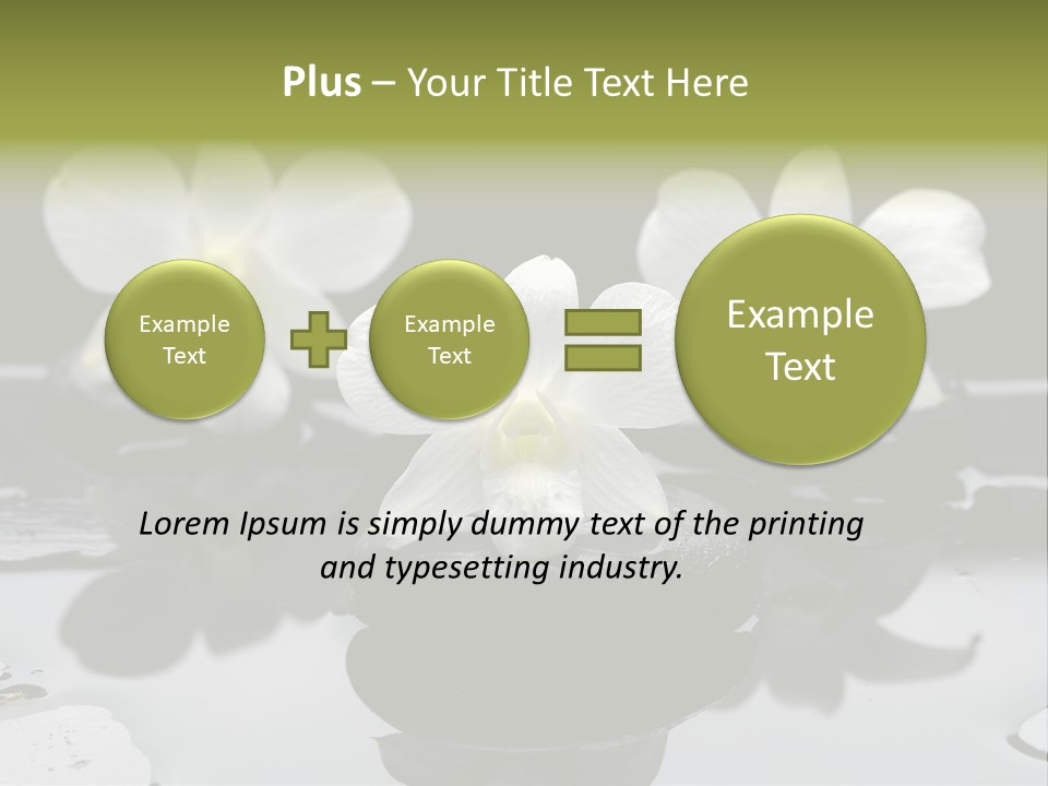 Meditation Health Stone PowerPoint Template