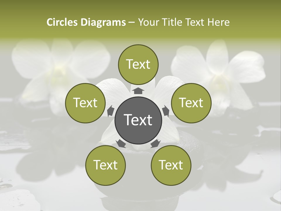 Meditation Health Stone PowerPoint Template