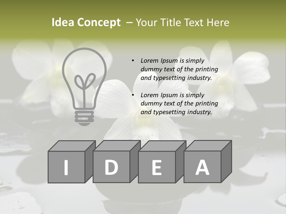 Meditation Health Stone PowerPoint Template