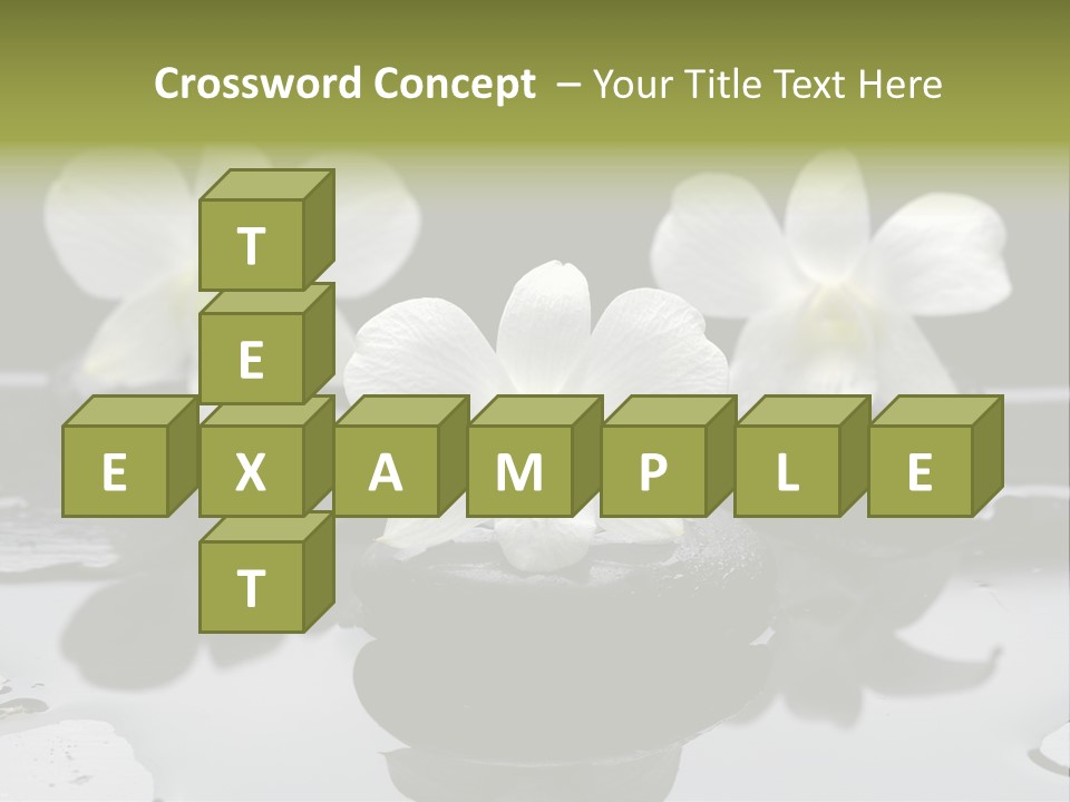 Meditation Health Stone PowerPoint Template