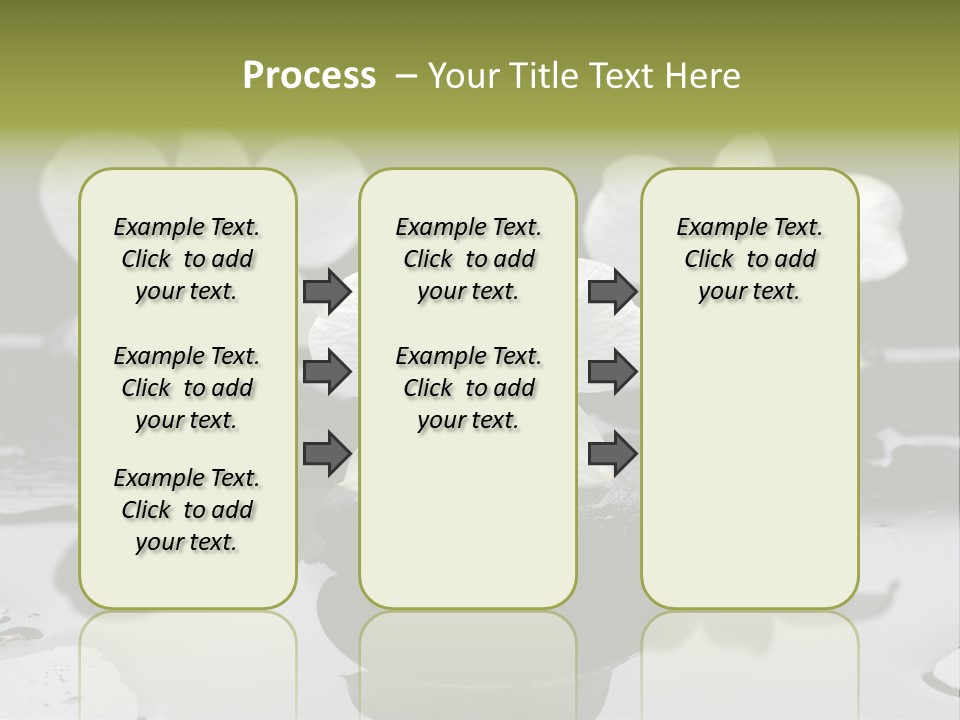 Meditation Health Stone PowerPoint Template
