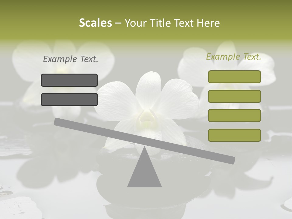 Meditation Health Stone PowerPoint Template