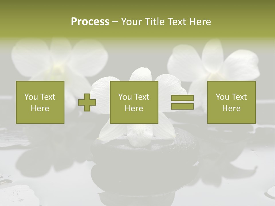 Meditation Health Stone PowerPoint Template