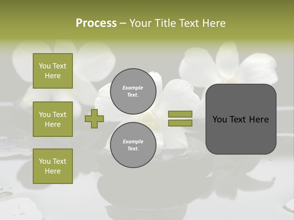 Meditation Health Stone PowerPoint Template