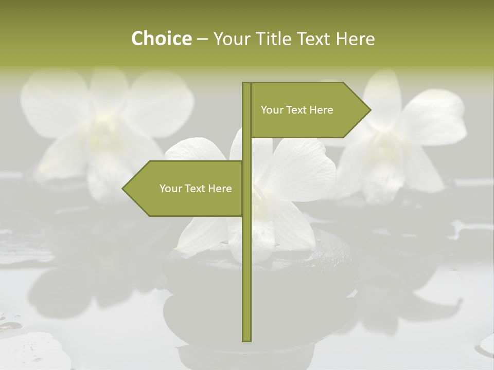 Meditation Health Stone PowerPoint Template