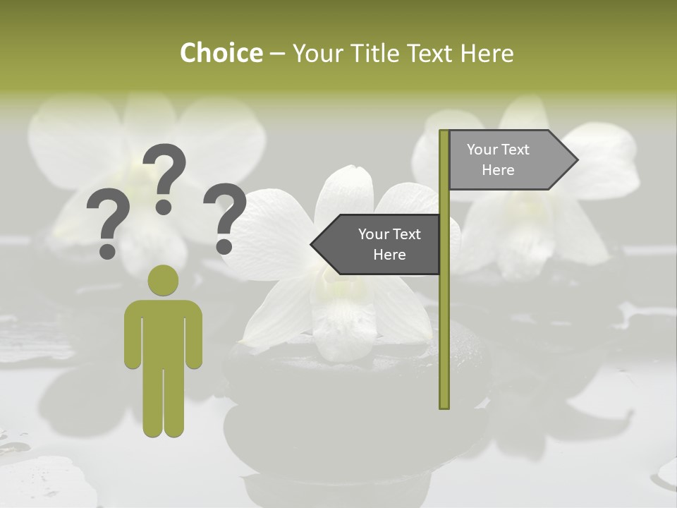 Meditation Health Stone PowerPoint Template