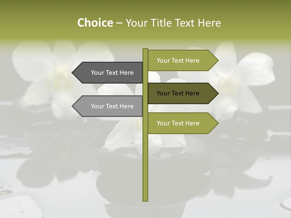 Meditation Health Stone PowerPoint Template