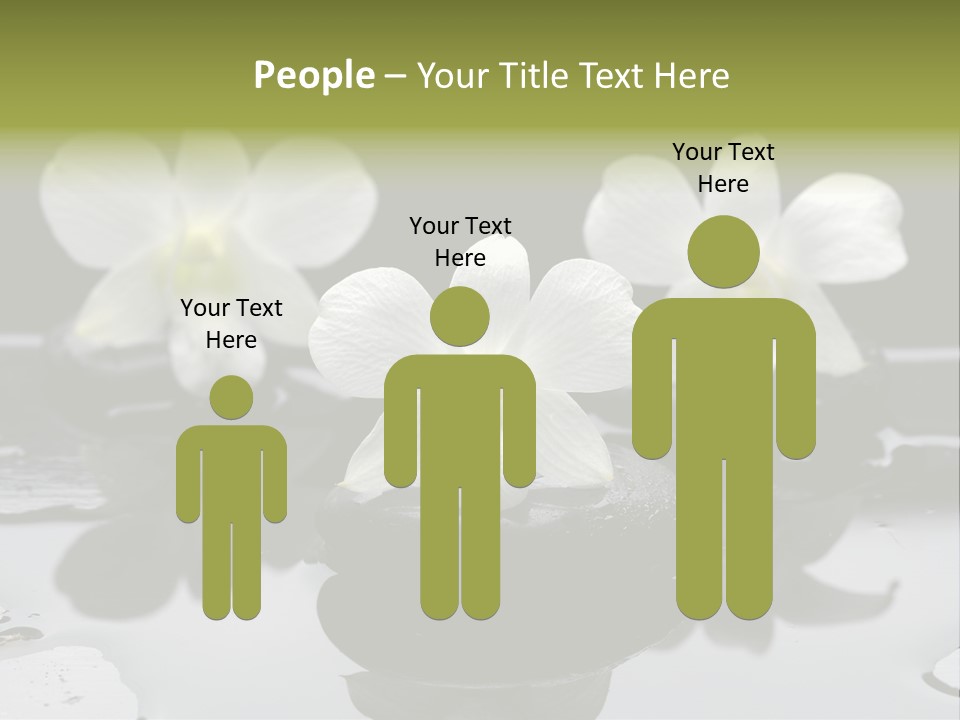 Meditation Health Stone PowerPoint Template