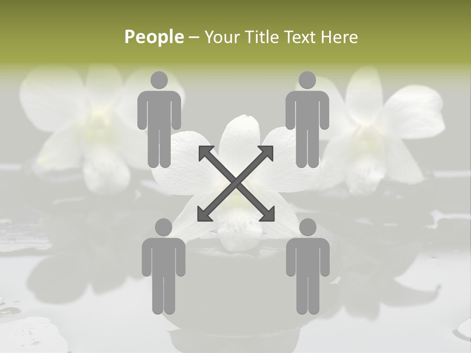 Meditation Health Stone PowerPoint Template