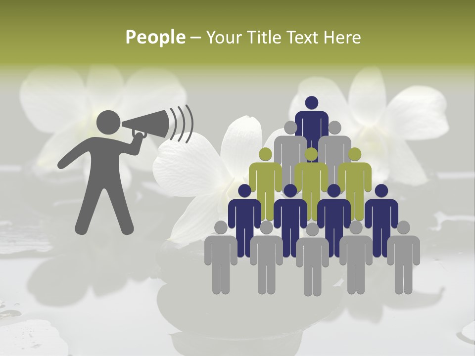 Meditation Health Stone PowerPoint Template