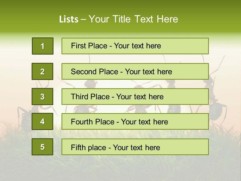Success Concept Happiness PowerPoint Template