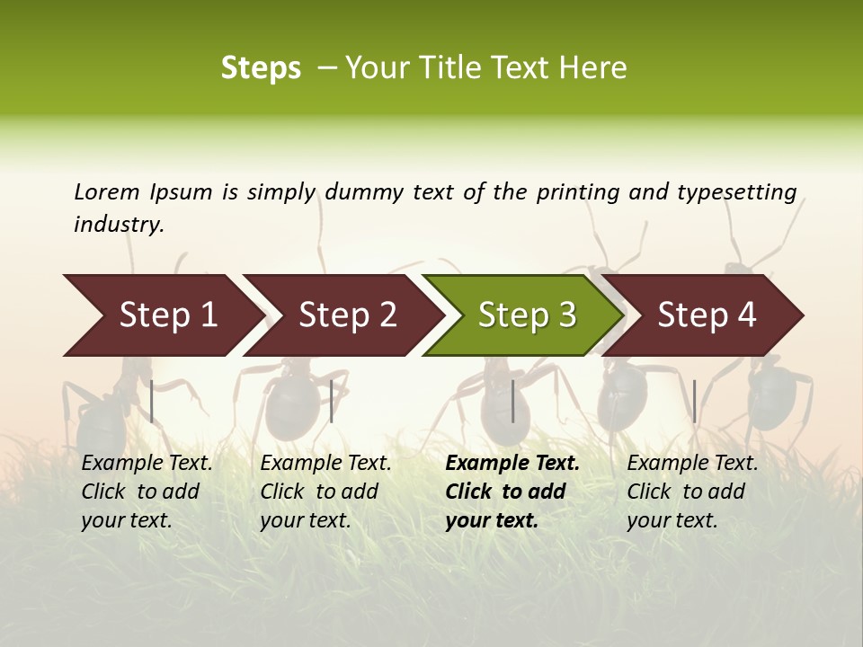 Success Concept Happiness PowerPoint Template