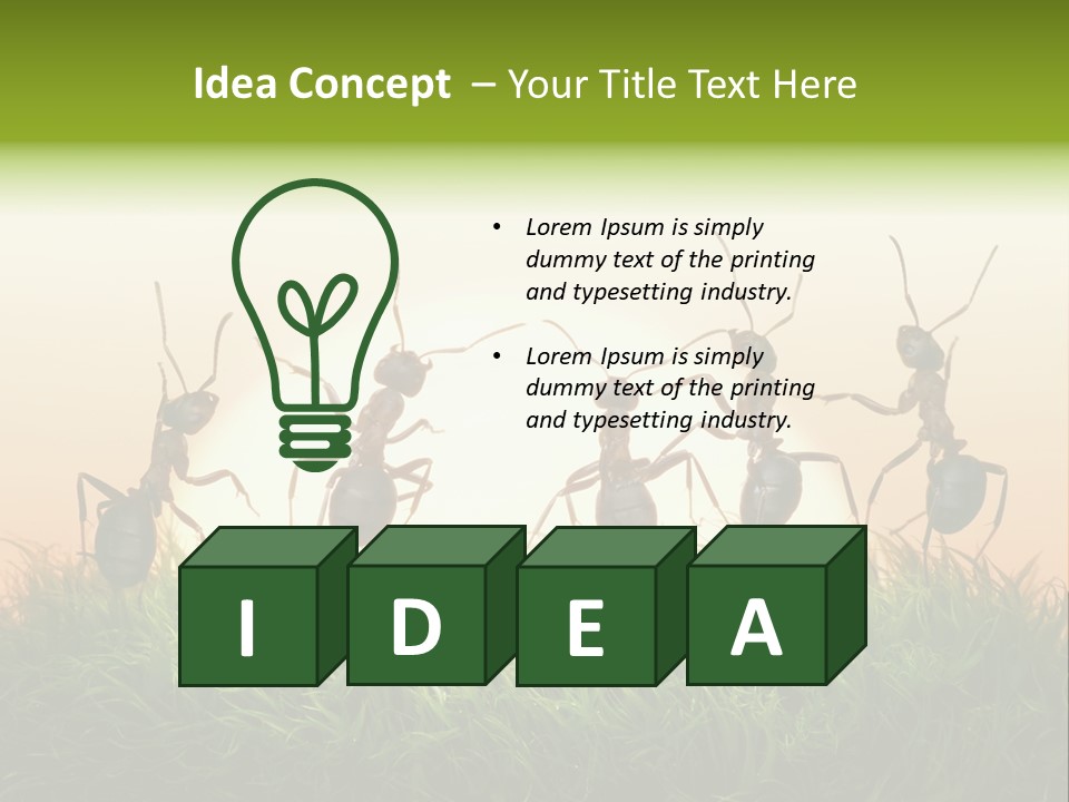 Success Concept Happiness PowerPoint Template