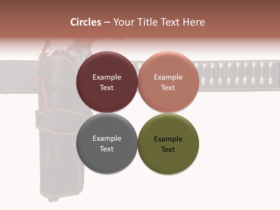 Isolated On White Isolated Horizontal PowerPoint Template