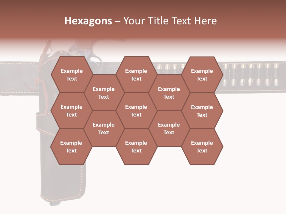 Isolated On White Isolated Horizontal PowerPoint Template