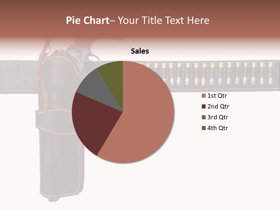 Isolated On White Isolated Horizontal PowerPoint Template
