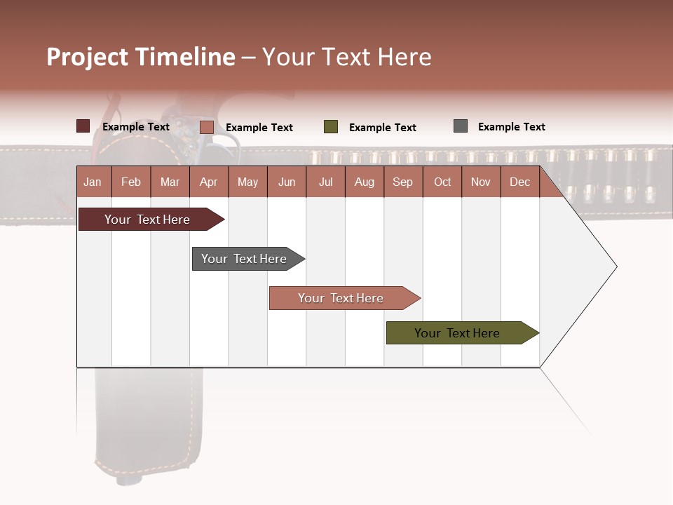 Isolated On White Isolated Horizontal PowerPoint Template