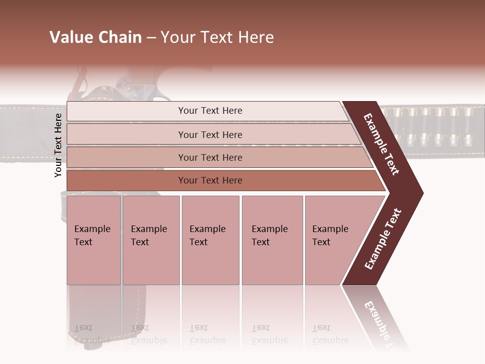 Isolated On White Isolated Horizontal PowerPoint Template