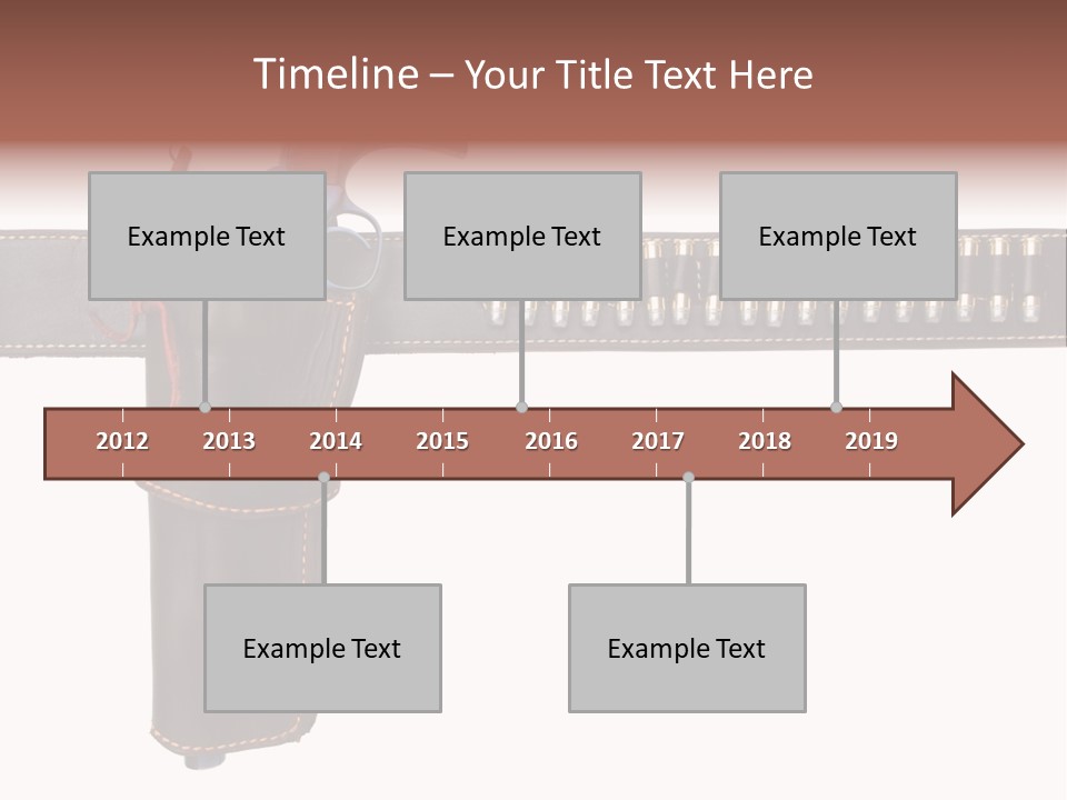 Isolated On White Isolated Horizontal PowerPoint Template