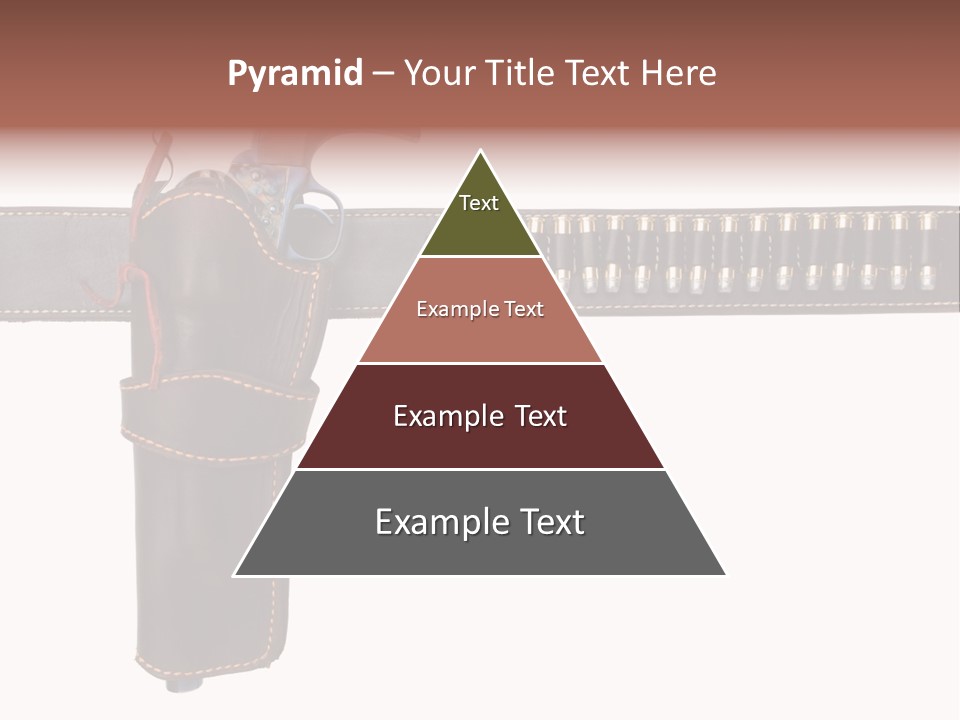 Isolated On White Isolated Horizontal PowerPoint Template