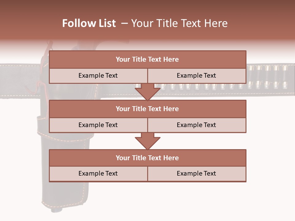 Isolated On White Isolated Horizontal PowerPoint Template