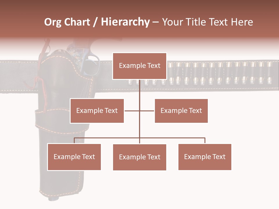 Isolated On White Isolated Horizontal PowerPoint Template