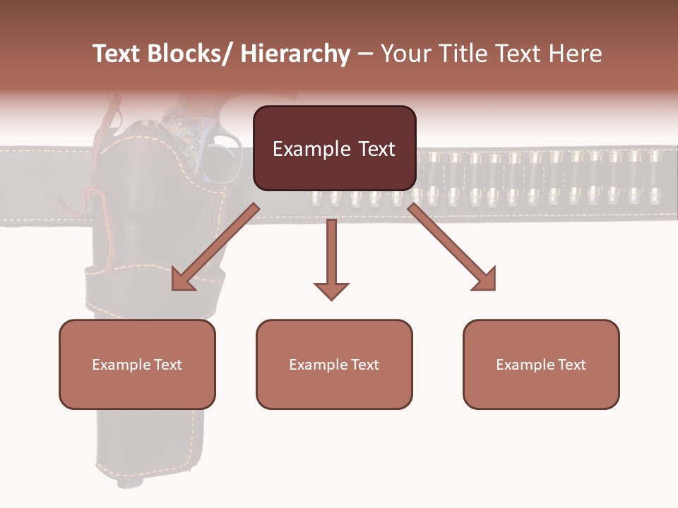 Isolated On White Isolated Horizontal PowerPoint Template
