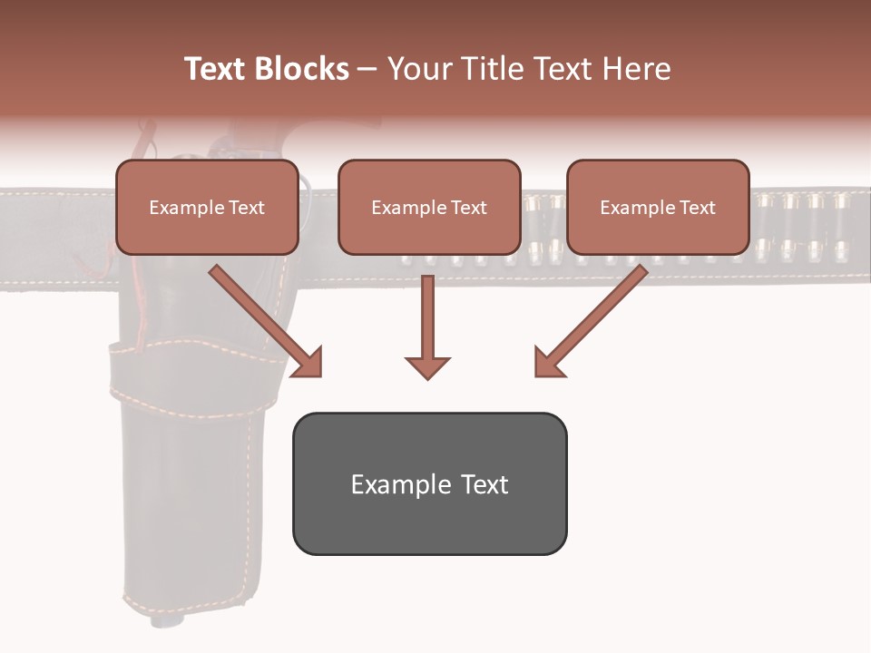 Isolated On White Isolated Horizontal PowerPoint Template
