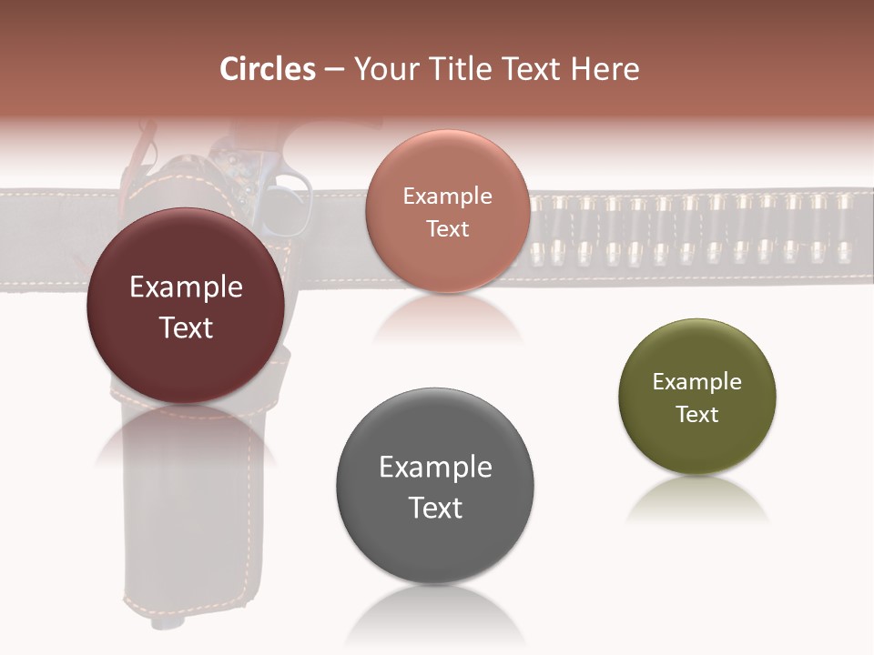 Isolated On White Isolated Horizontal PowerPoint Template