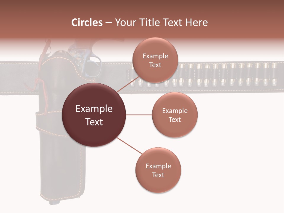 Isolated On White Isolated Horizontal PowerPoint Template