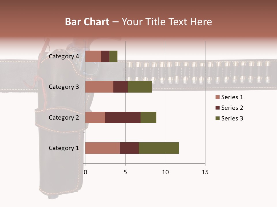 Isolated On White Isolated Horizontal PowerPoint Template