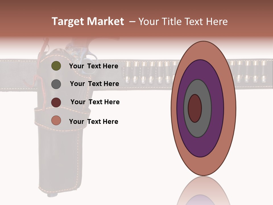 Isolated On White Isolated Horizontal PowerPoint Template