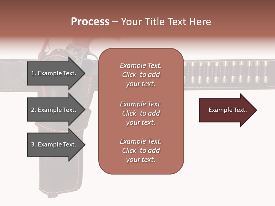 Isolated On White Isolated Horizontal PowerPoint Template