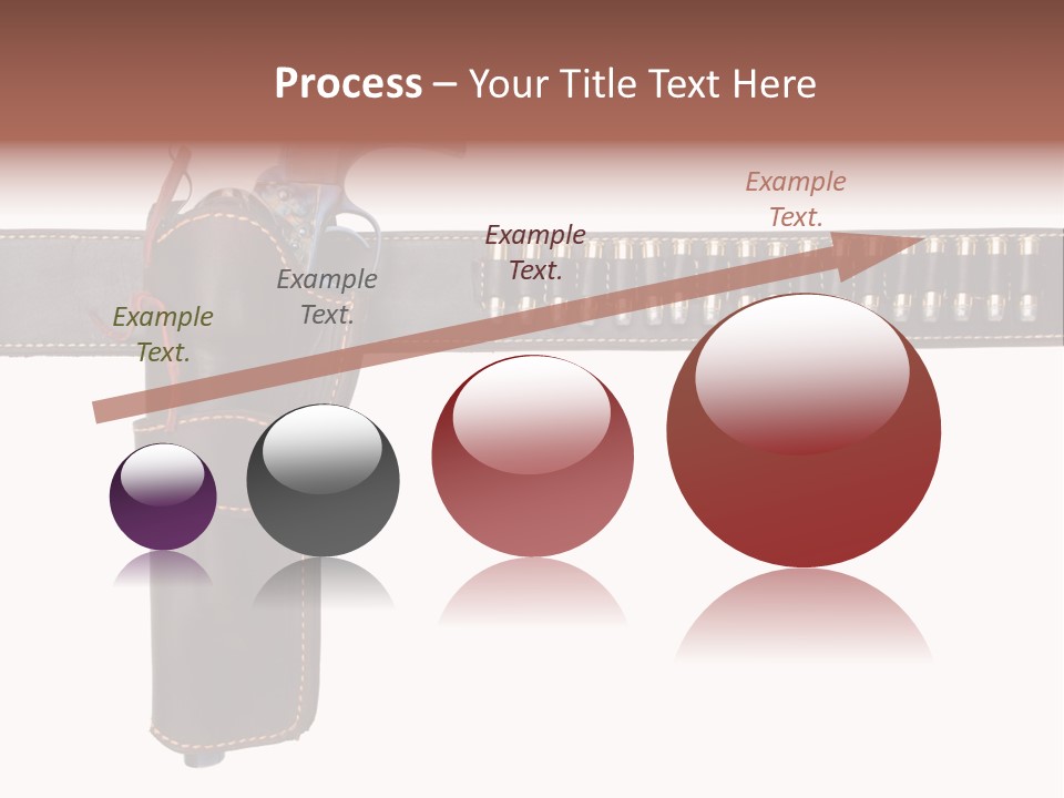 Isolated On White Isolated Horizontal PowerPoint Template