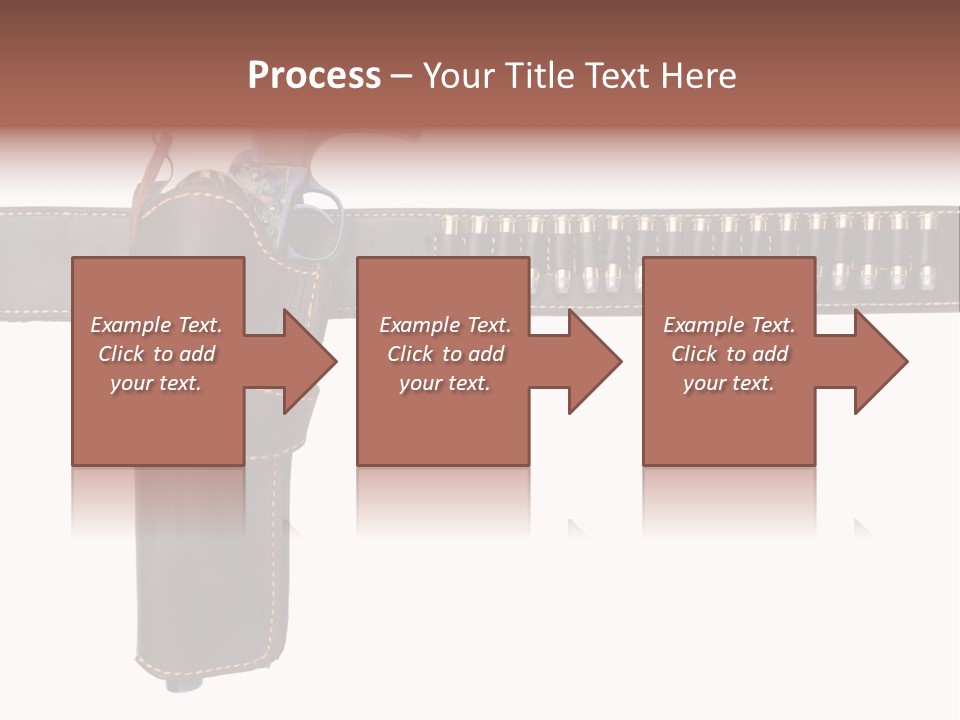 Isolated On White Isolated Horizontal PowerPoint Template