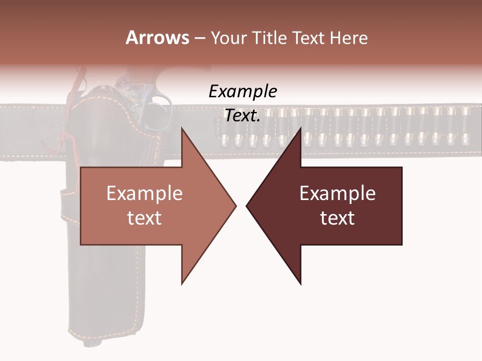 Isolated On White Isolated Horizontal PowerPoint Template